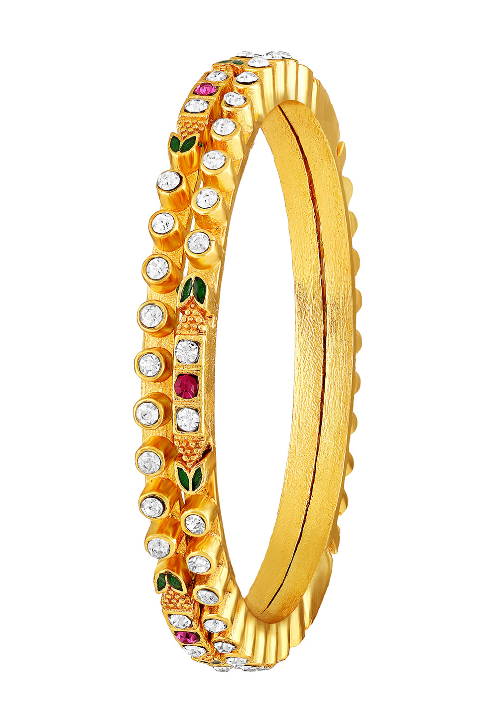White Brass Bangle 191398