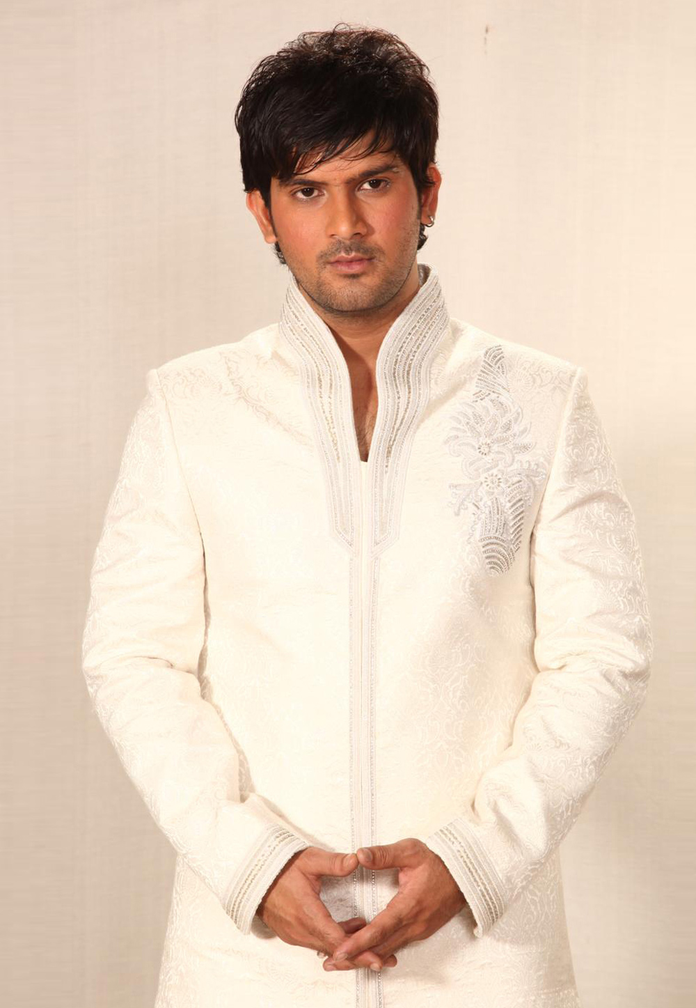 White Cotton Silk Readymade Jodhpuri Suit 204386
