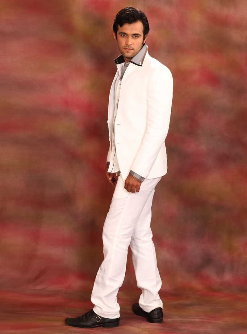 White Italian Designer Suit 128010