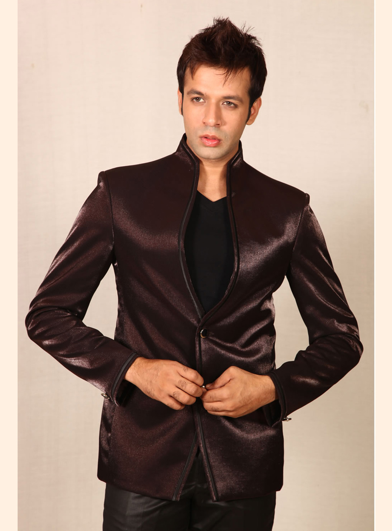 Brown Italian Readymade Blazer 124516