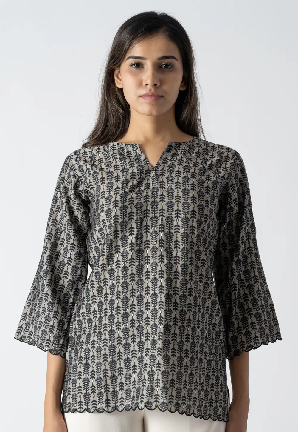Black Cotton Top 313270