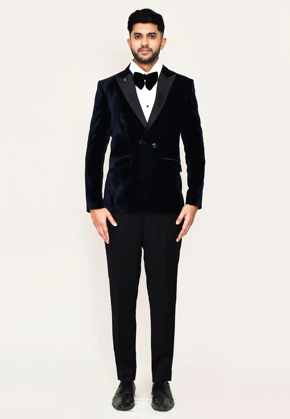 Black Polyester Tuxedos Suit 306113