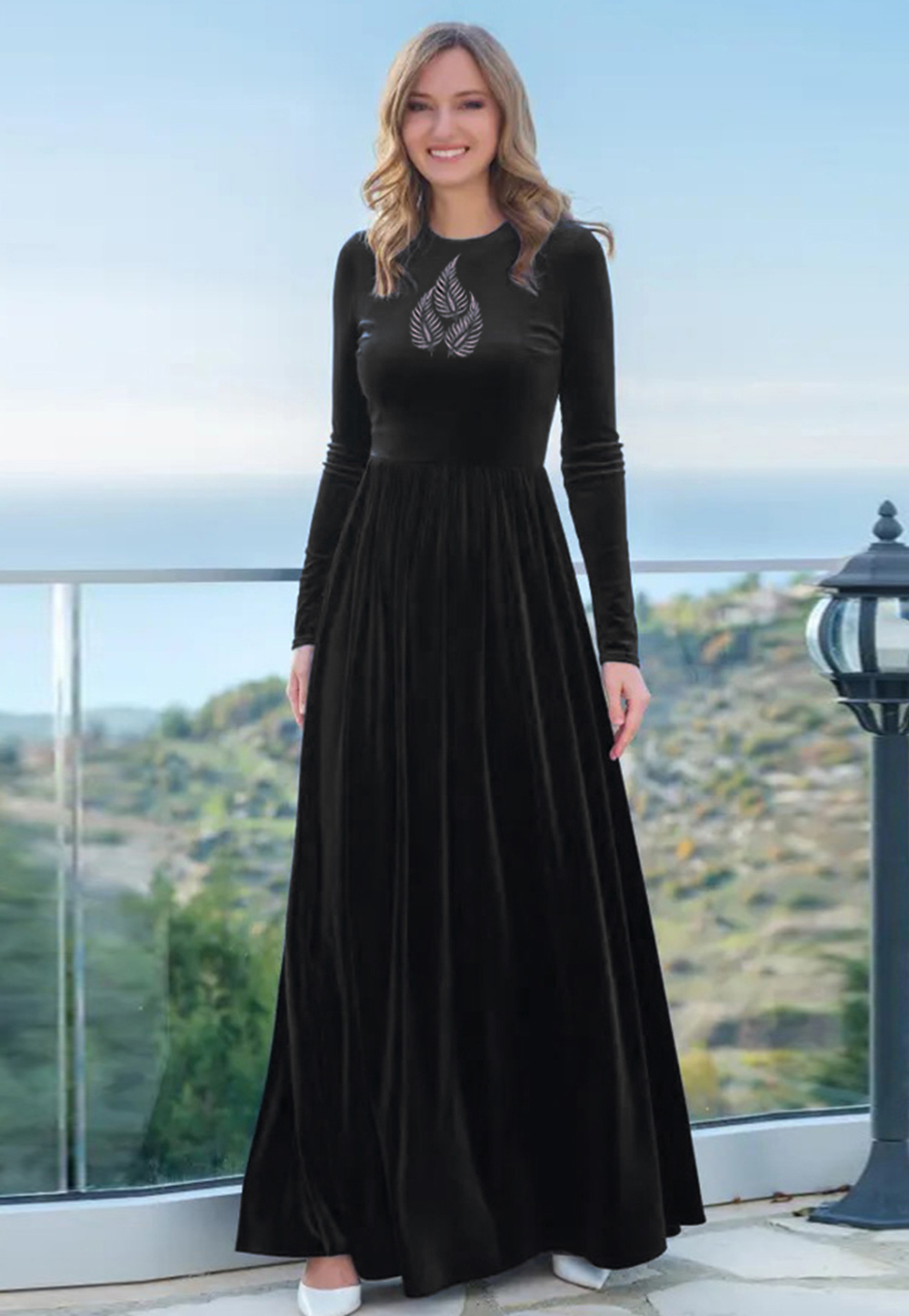 Black Velvet Gown 306850