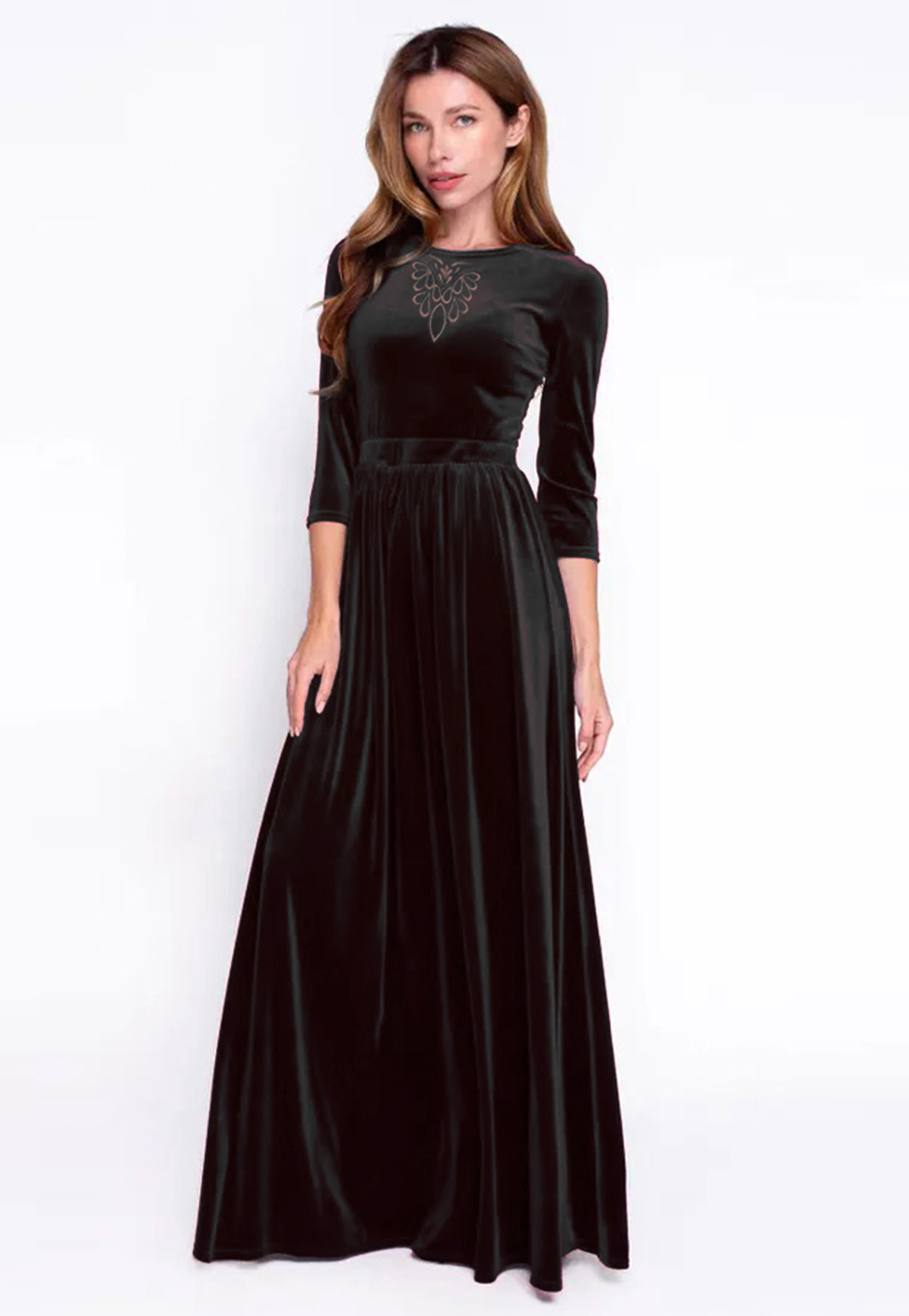 Black Velvet Gown 306860