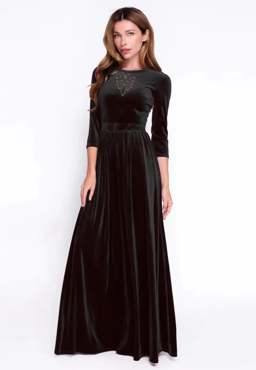 Black Velvet Gown 306860