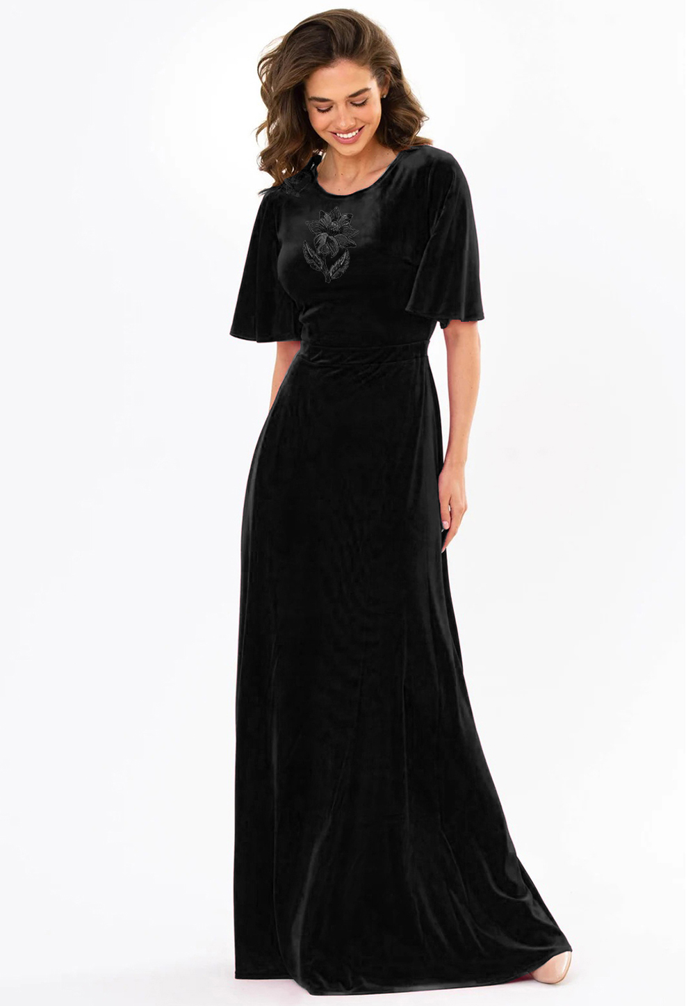 Black Velvet Gown 306864