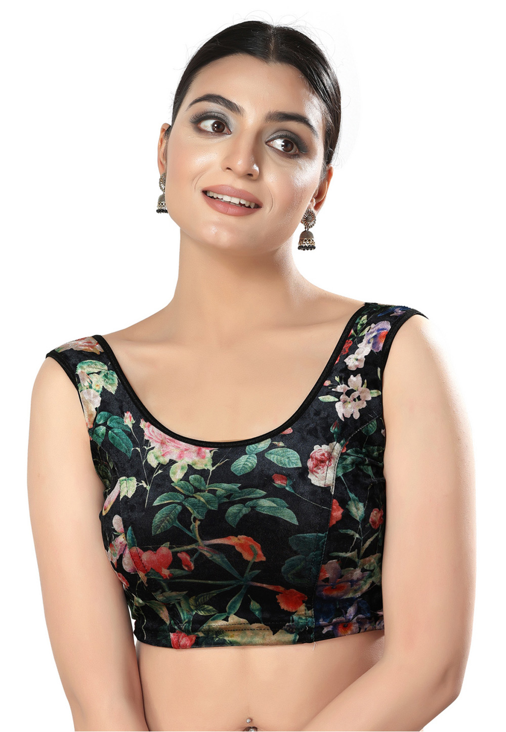 Black Velvet Readymade Blouse 325363