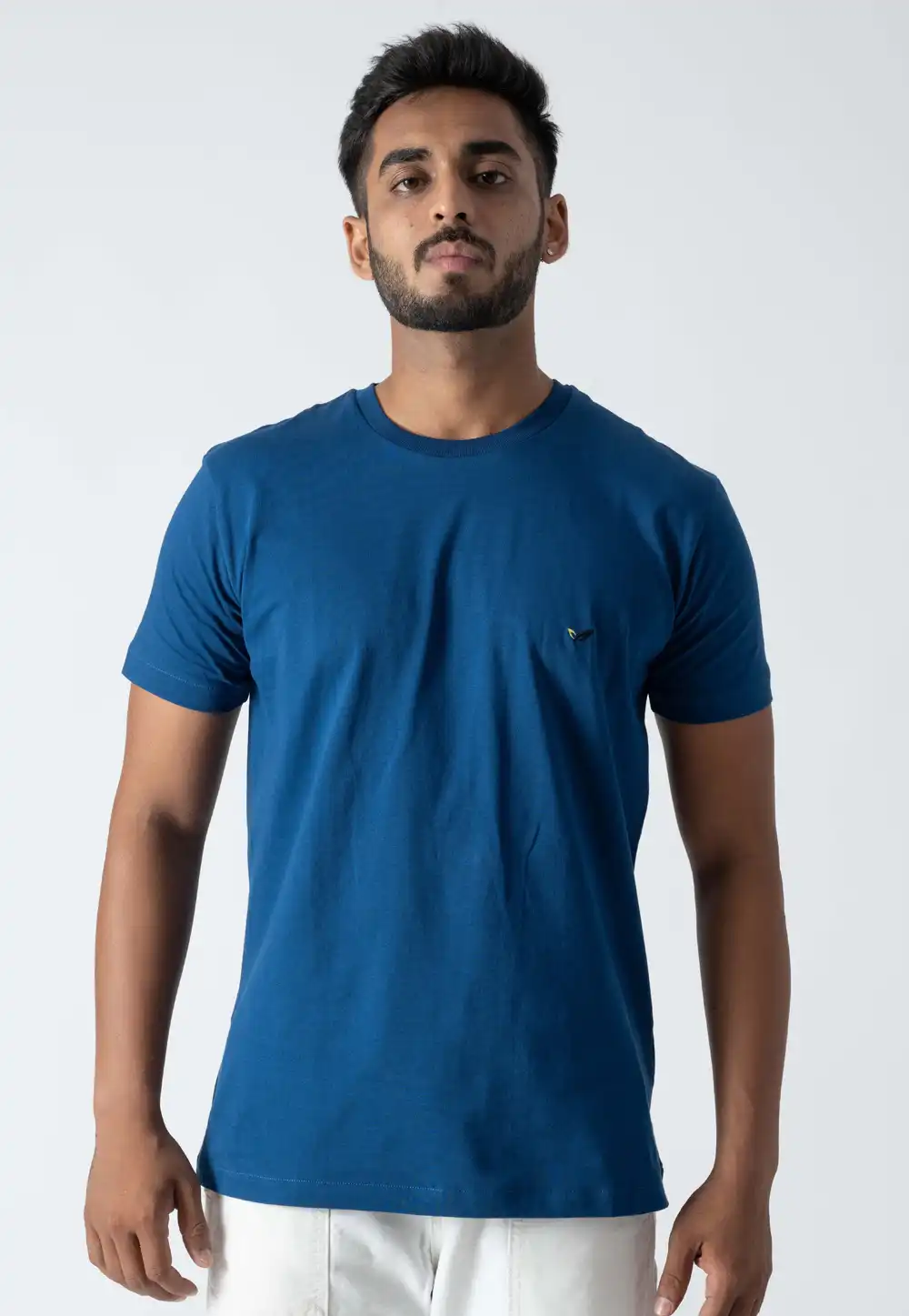 Blue Cotton Mens T-Shirt 313233