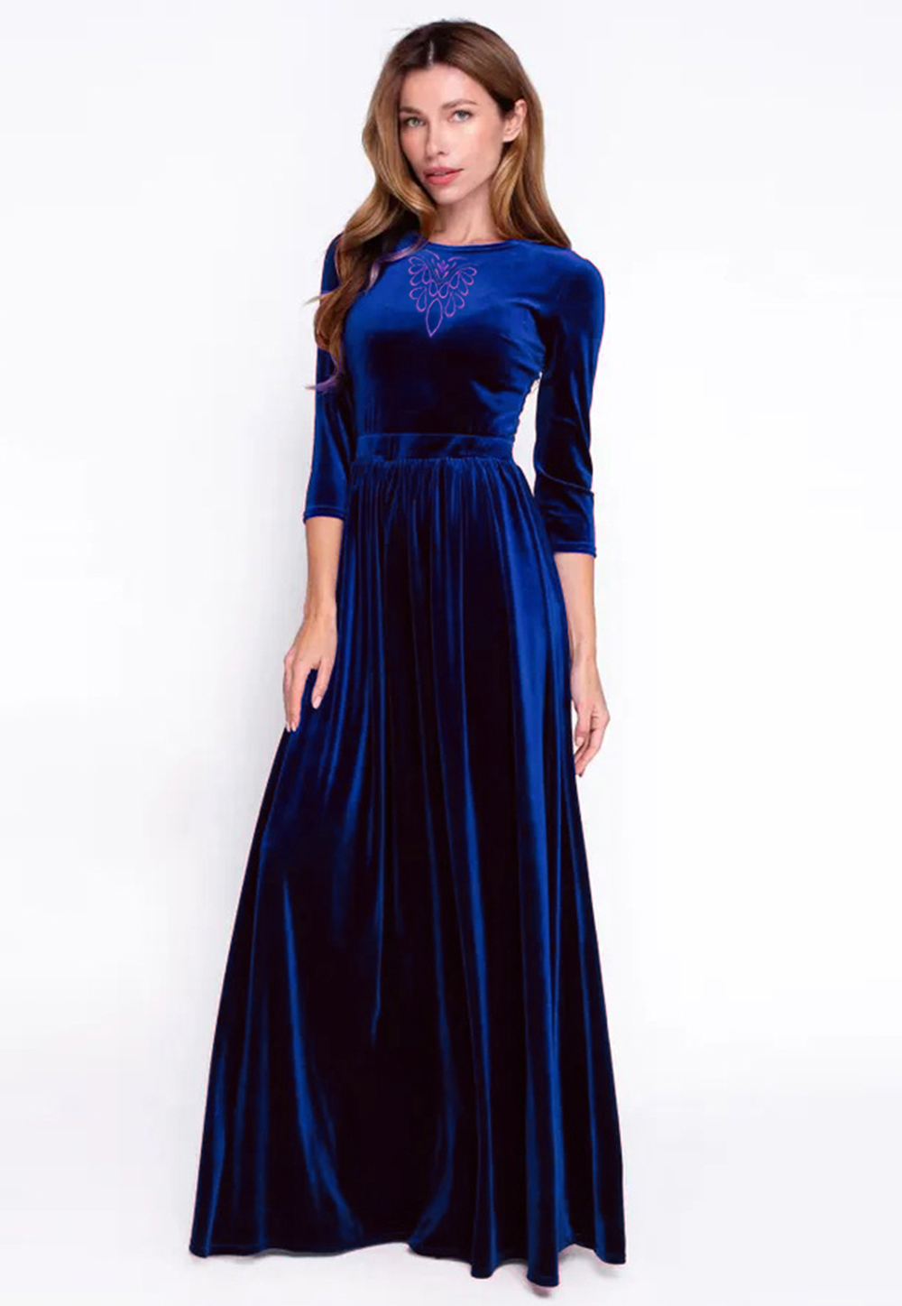 Blue Velvet Gown 306863