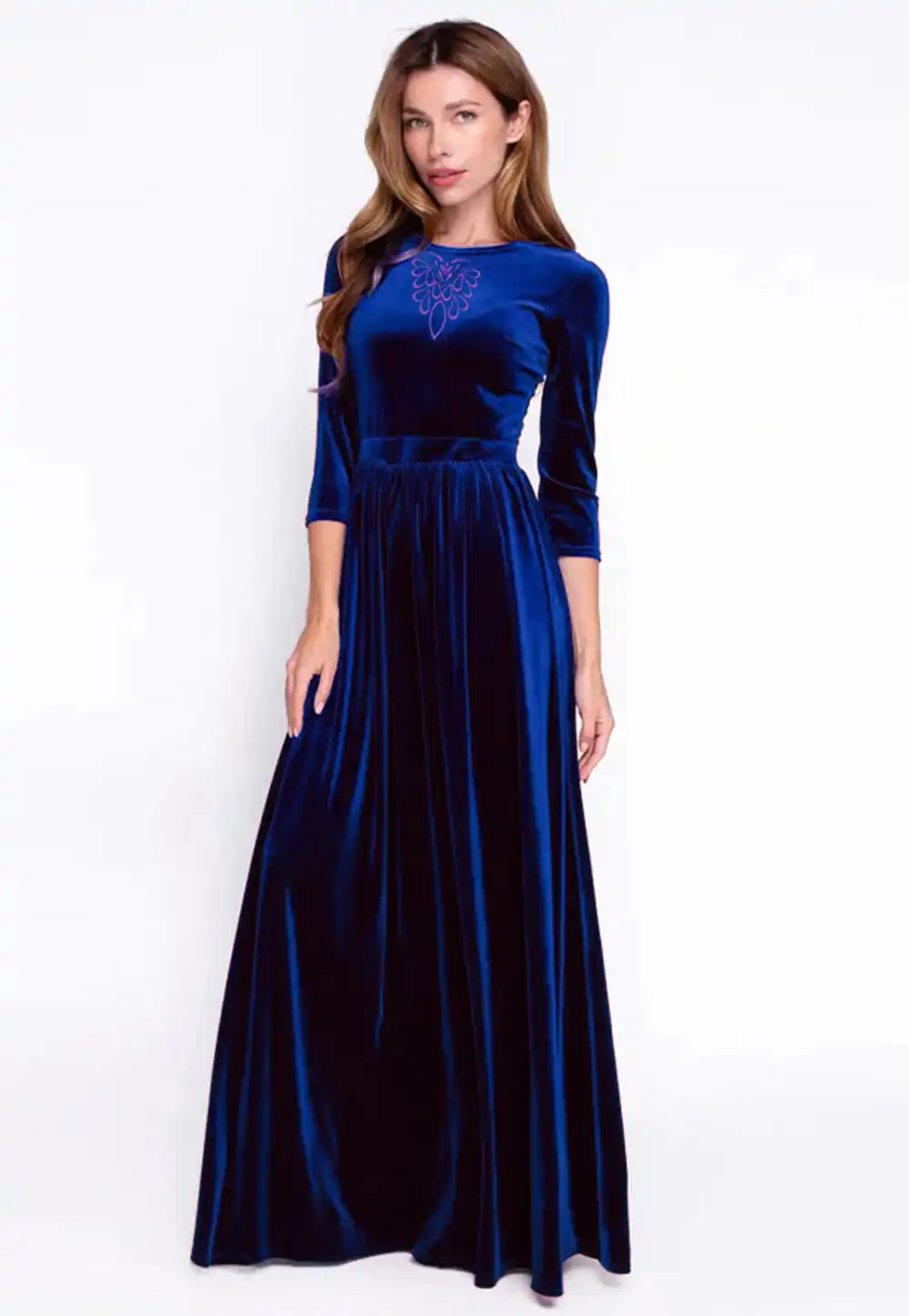Blue Velvet Gown 306863