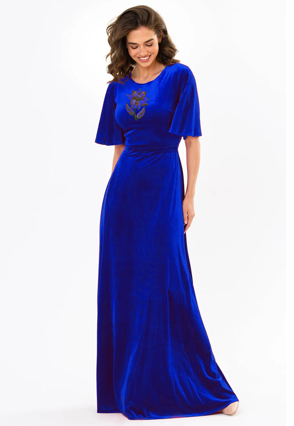 Blue Velvet Gown 306868