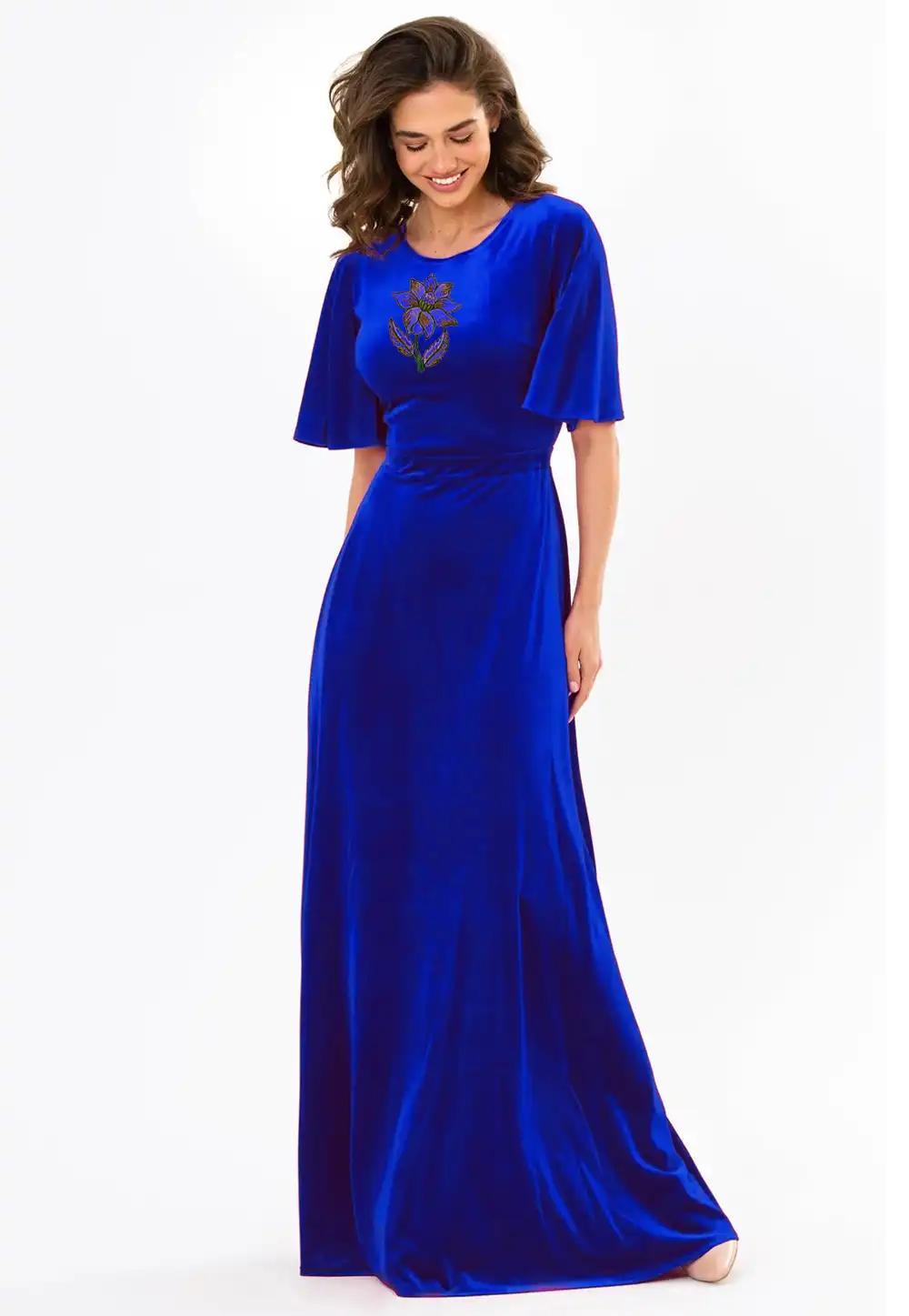Blue Velvet Gown 306868