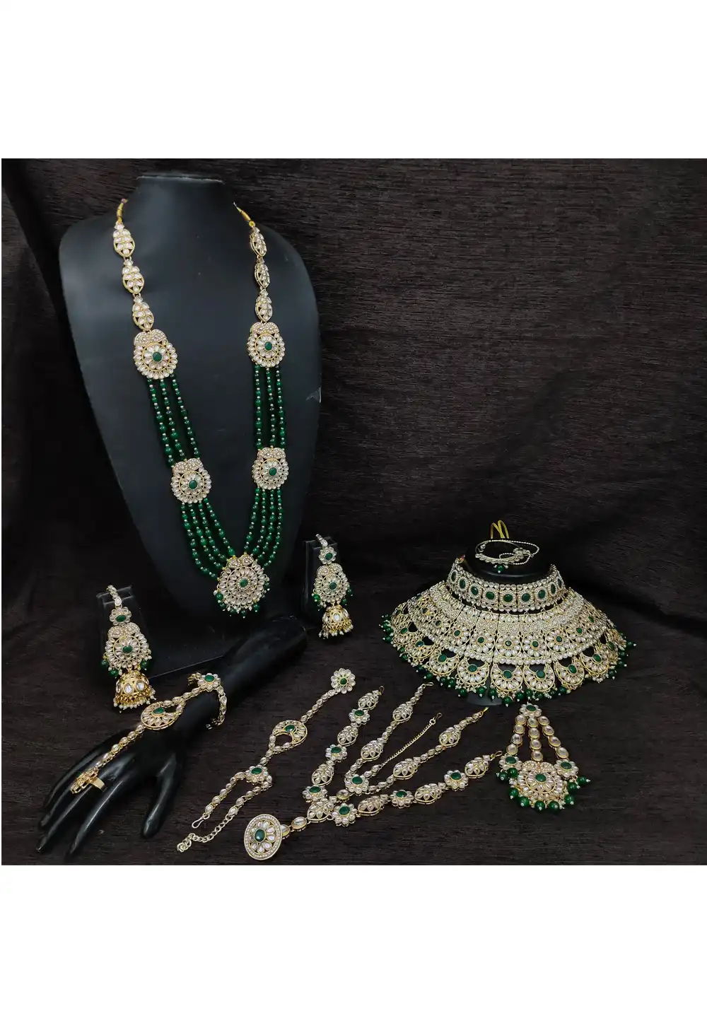 Green Alloy Bridal Set 328396