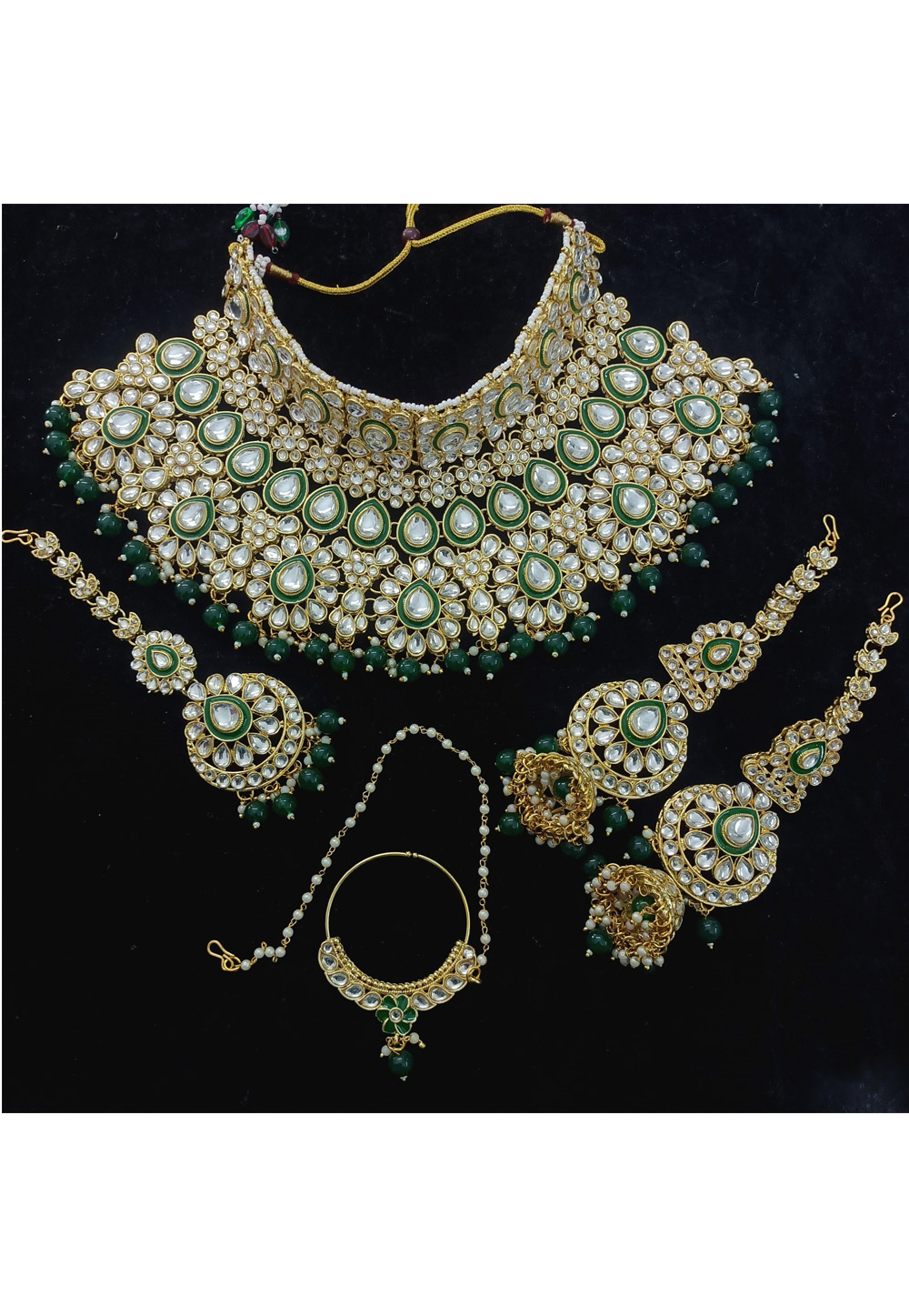Green Alloy Bridal Set 328408