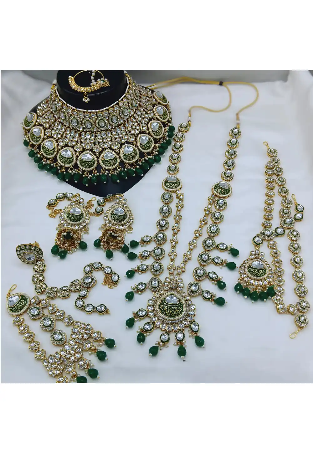 Green Alloy Bridal Set 328413
