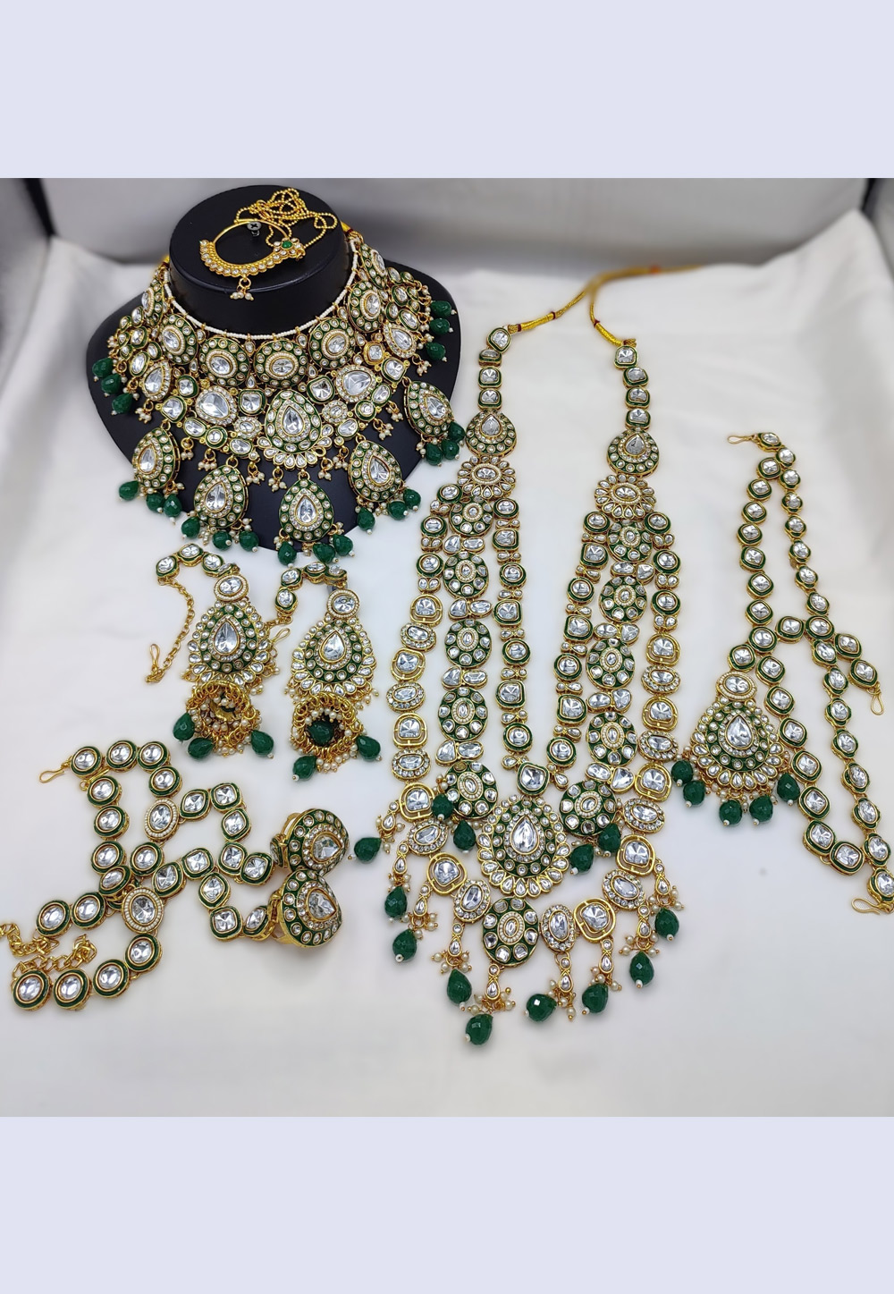 Green Alloy Bridal Set 316977