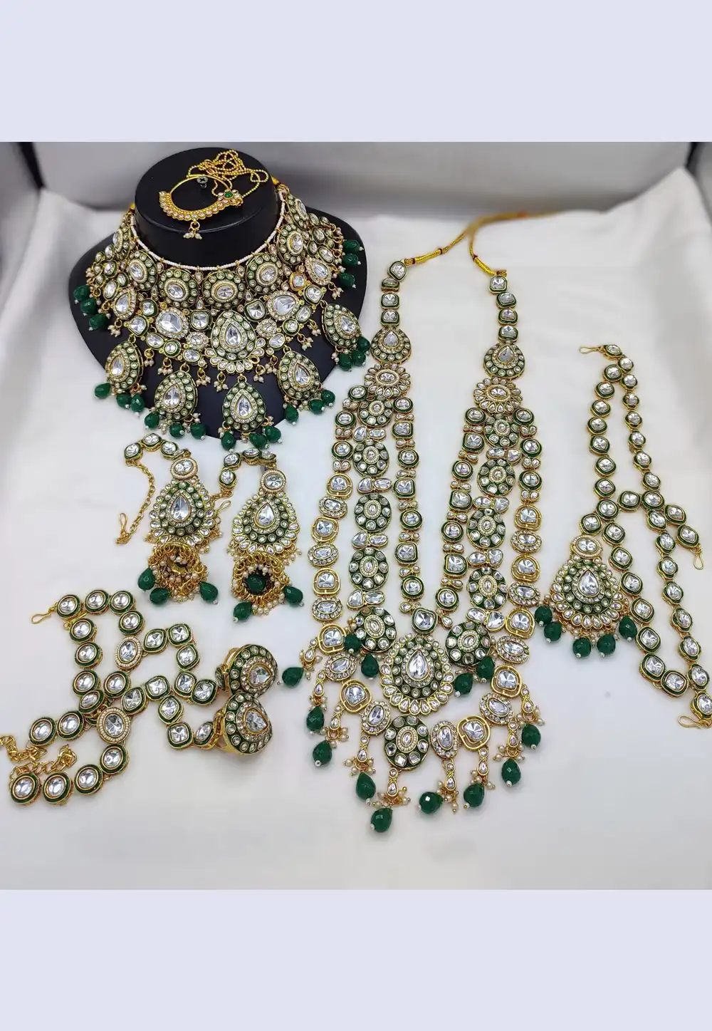 Green Alloy Bridal Set 316977