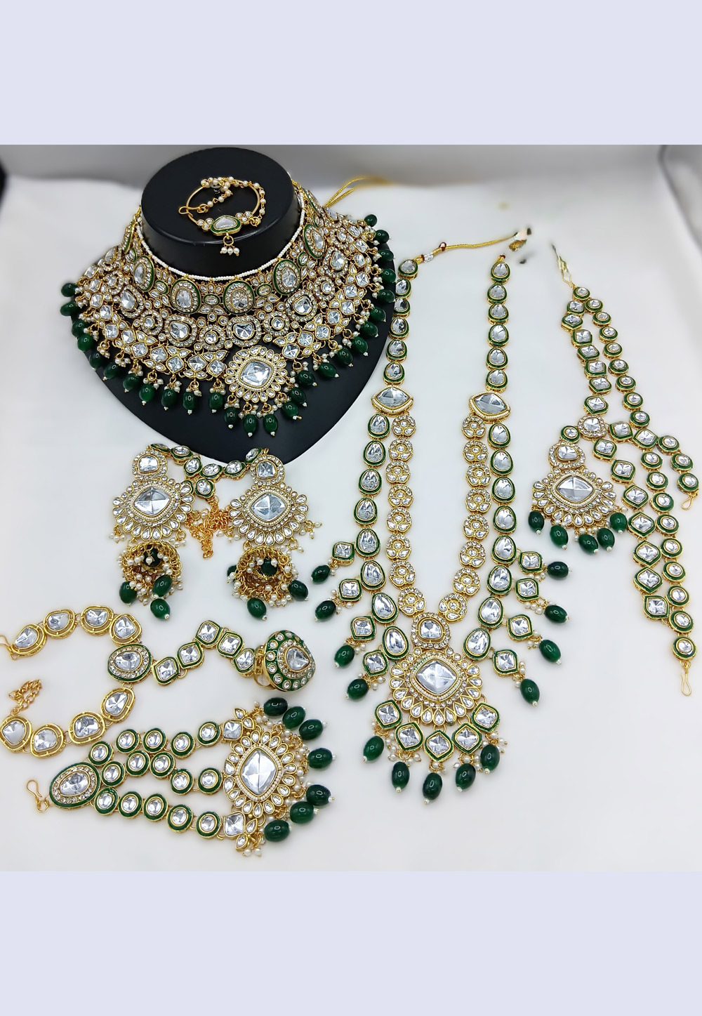 Green Alloy Bridal Set 316979