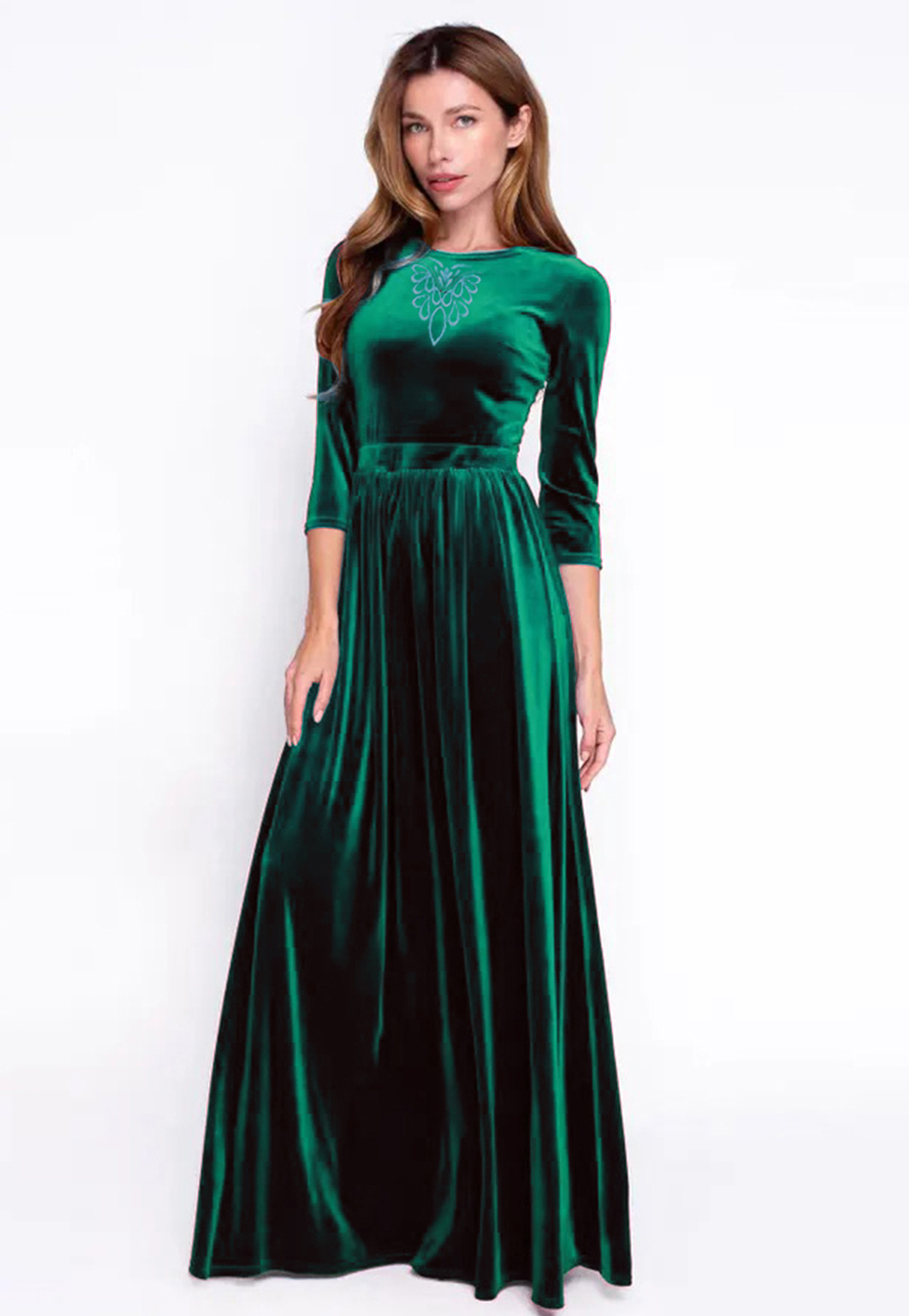 Green Velvet Gown 306859