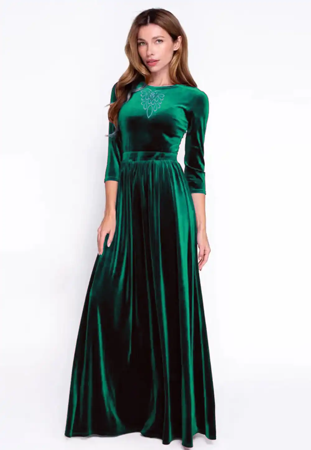 Green Velvet Gown 306859