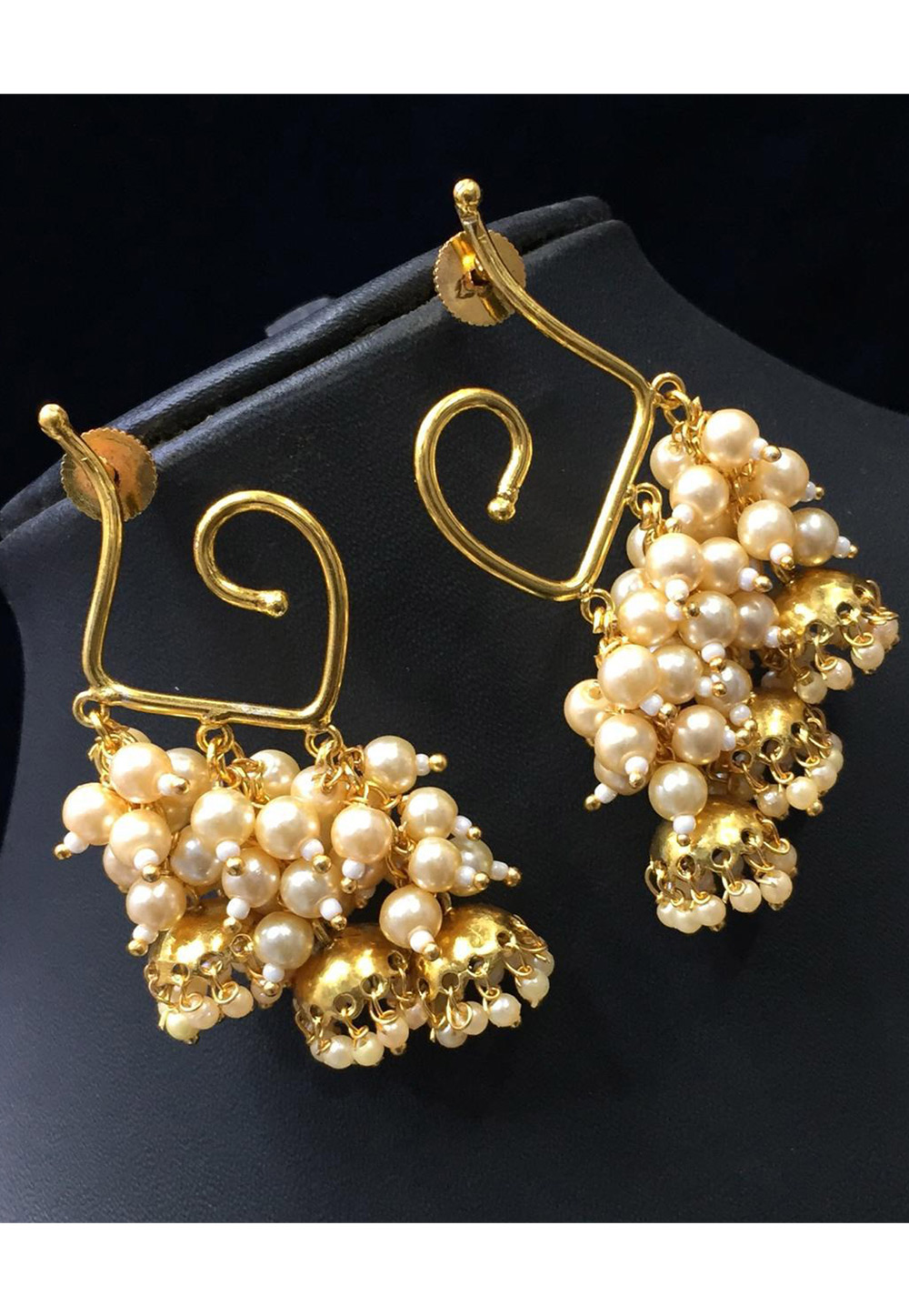 Golden Copper Earrings 167085