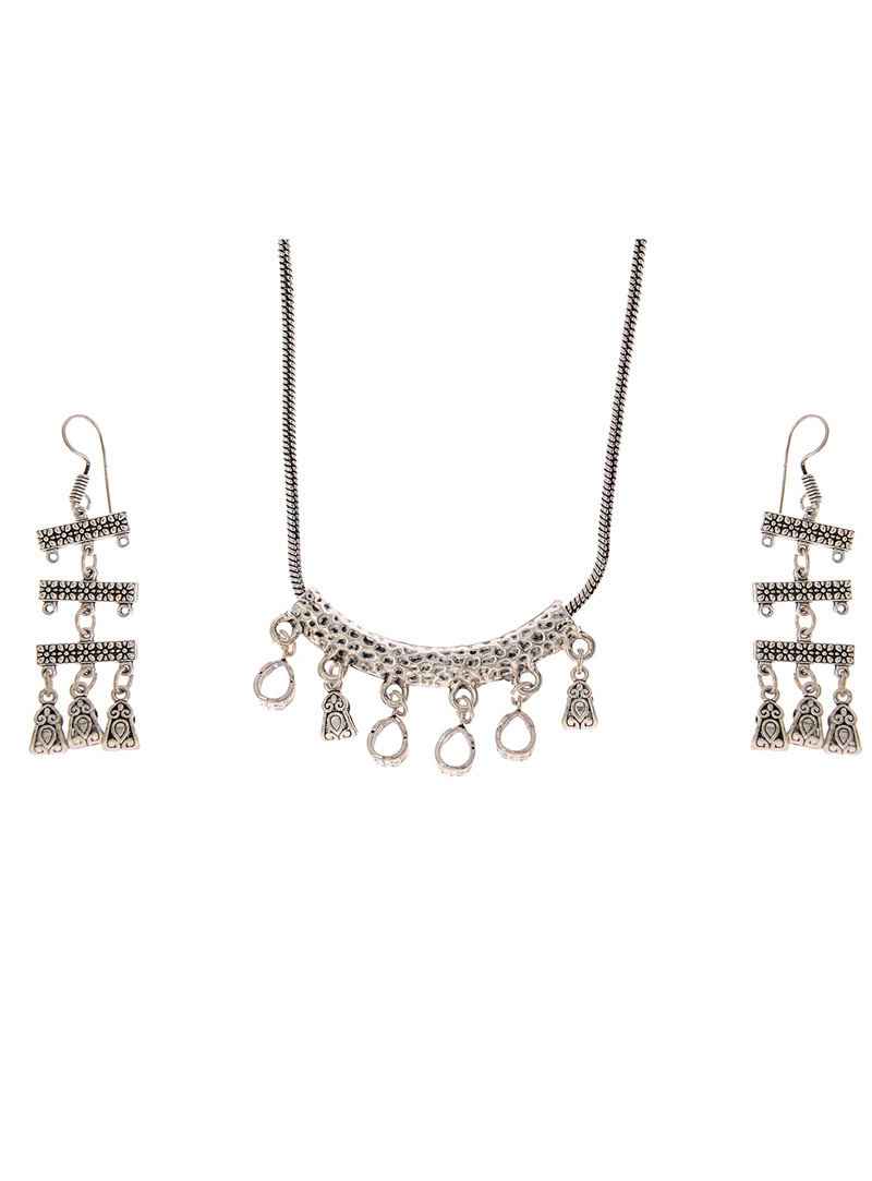 Silver Alloy Pendant Set 118968