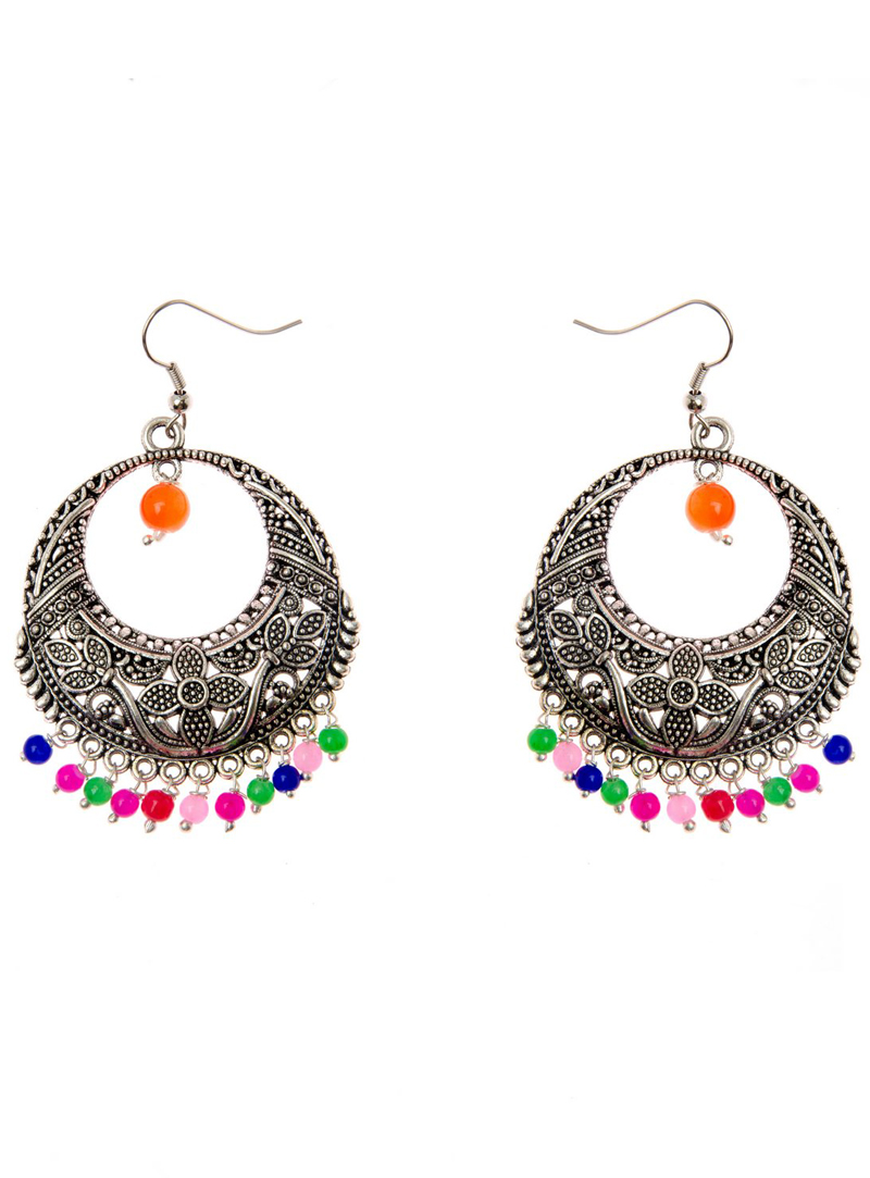 Multicolor Brass Earrings 153226