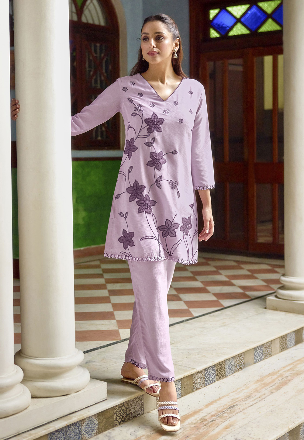 Lavender Chinon Co-Ords Set 323723
