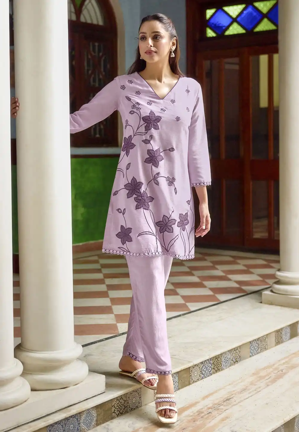 Lavender Chinon Co-Ords Set 323723