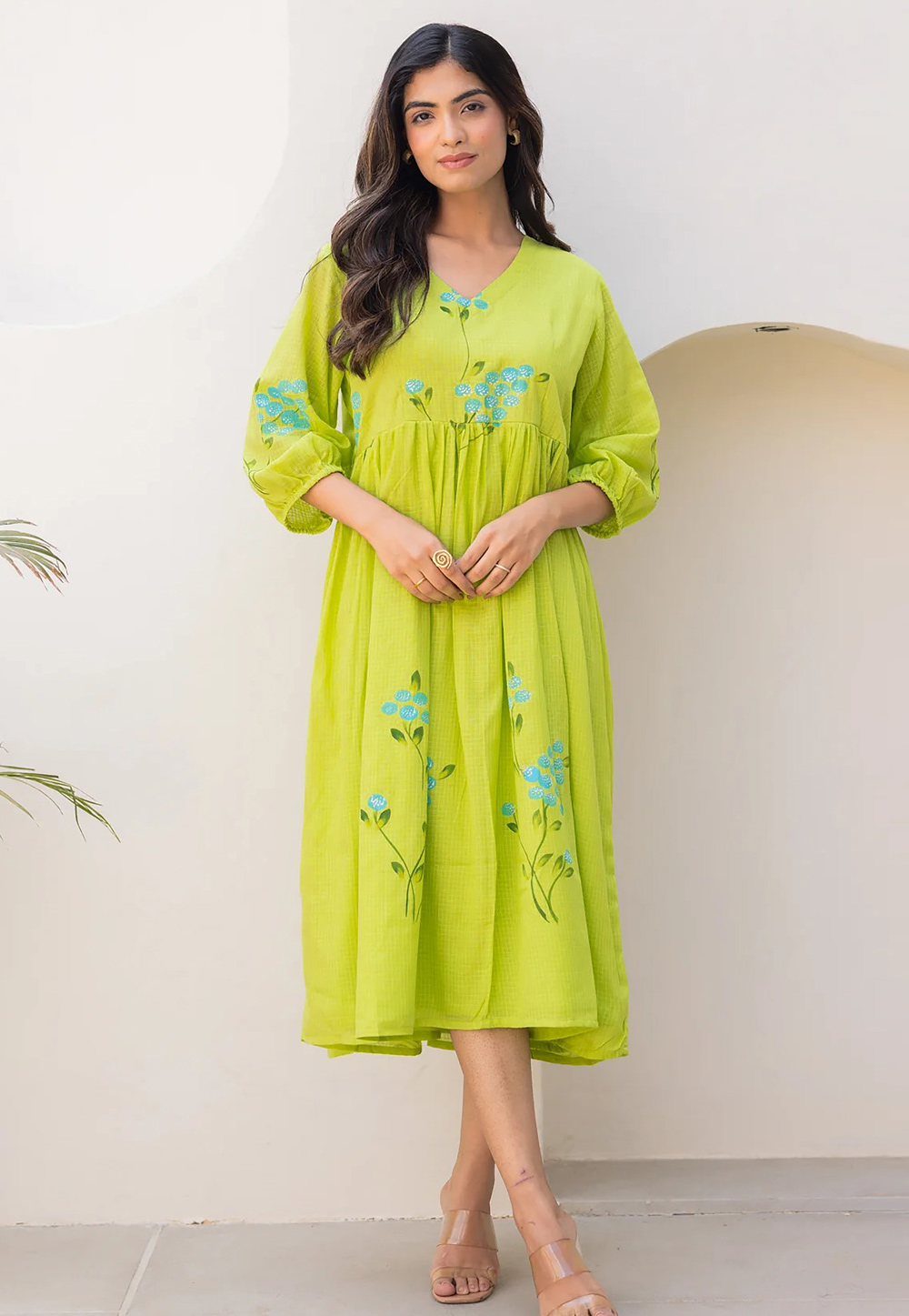 Buy Light Green Gowns Online at Best Price on Indian Cloth Store.