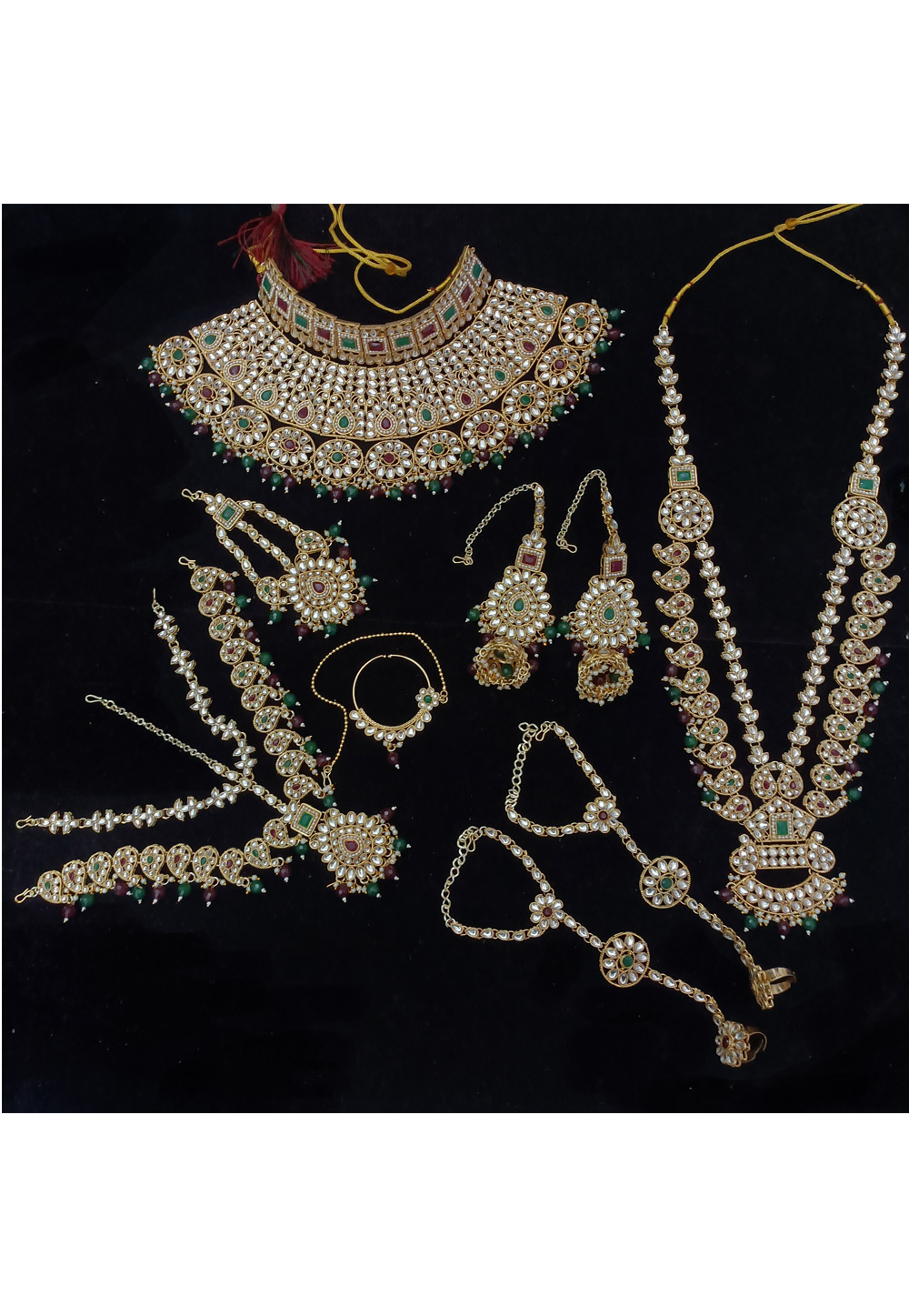 Multicolor Alloy Bridal Set 328407