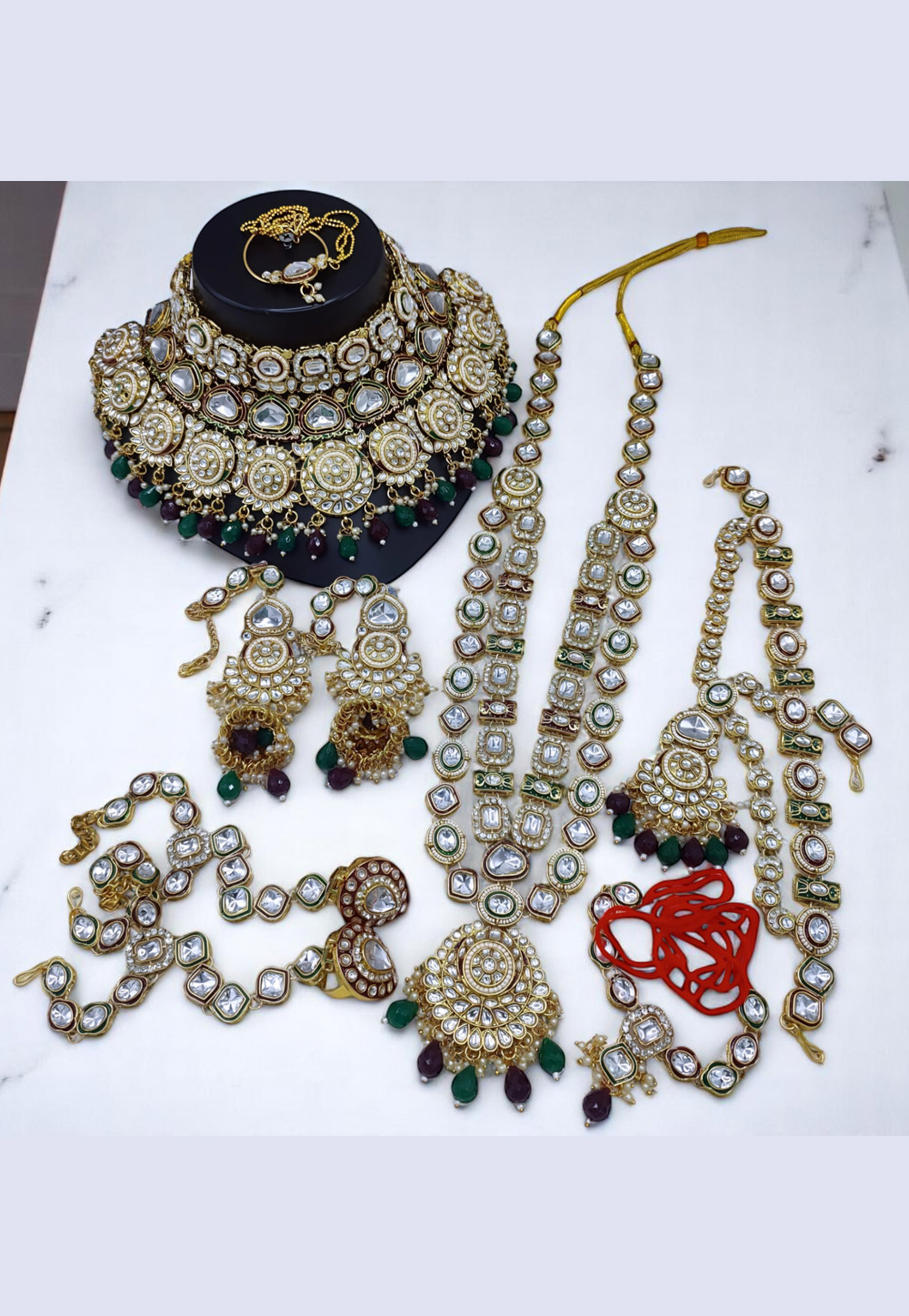 Multicolor Alloy Bridal Set 316973