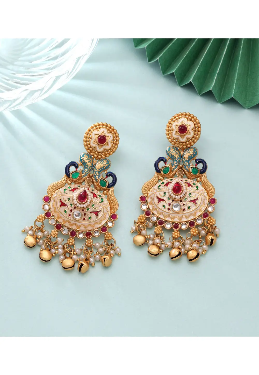 Multicolor Alloy Earrings 336714