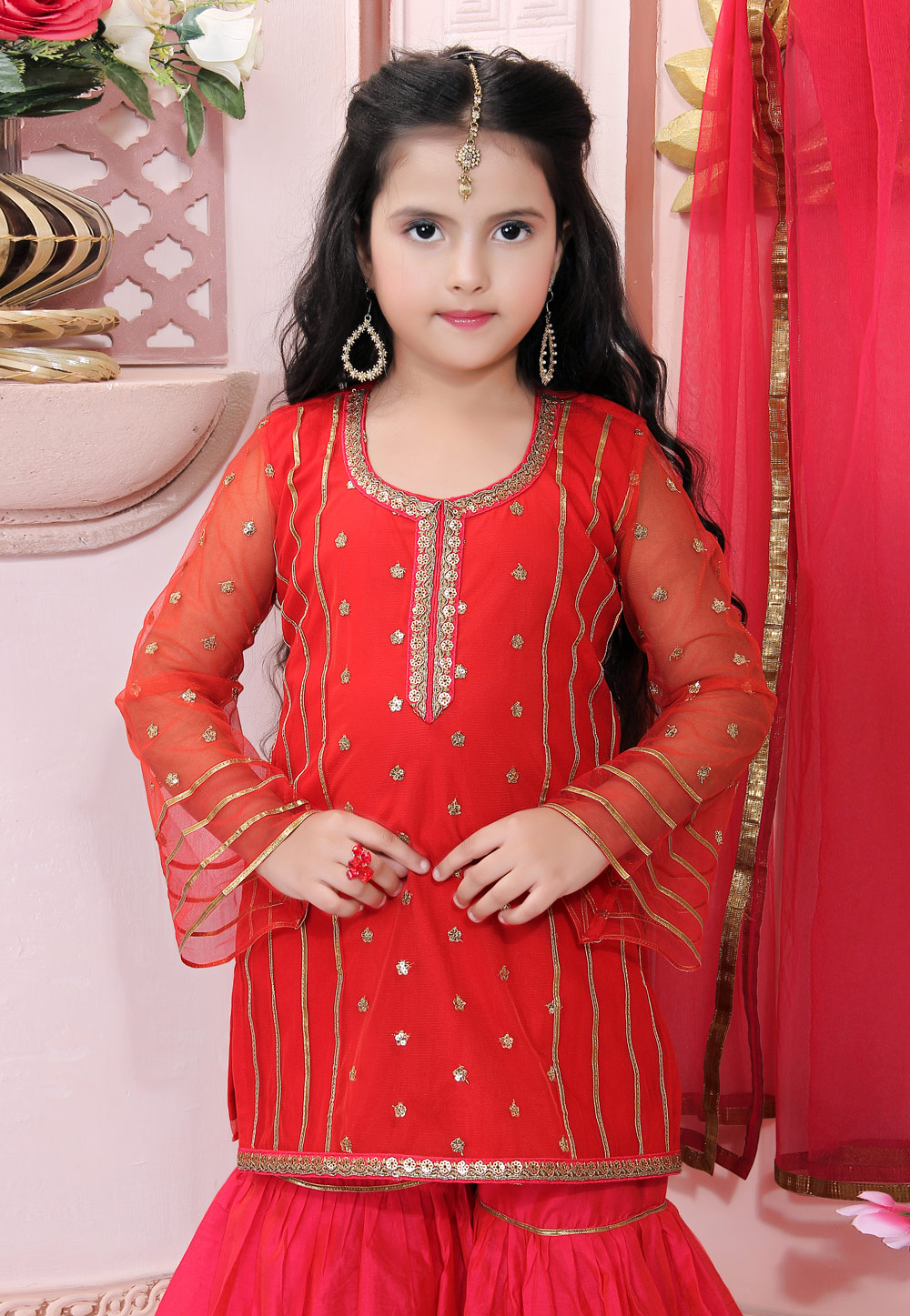 Sharara Angrakha Baby Frock Frock Design Baby Angrakha Style