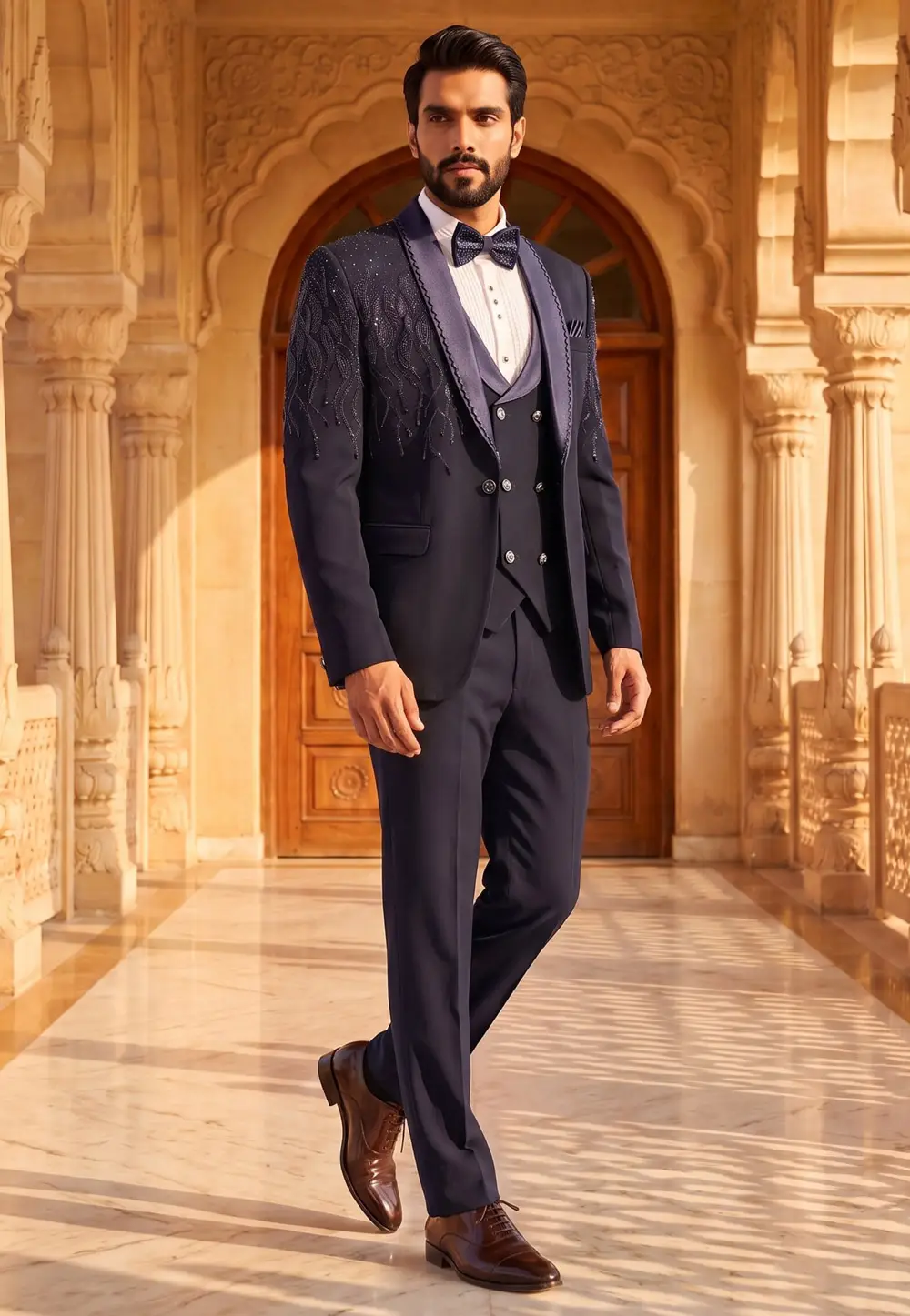 Navy Blue Lachka Tuxedos Suit 335901