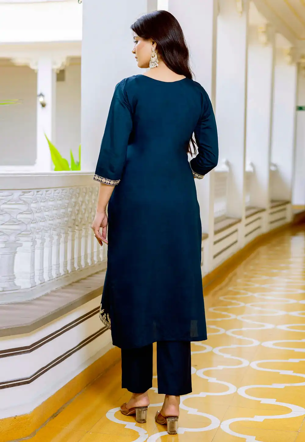 simple navy blue dress pakistani Viscose Readymade Suit 320185 Color:CREAM/NAVY Mink and Lambswool Coats Bella Hadid Wore A Pakistani Wedding Wear