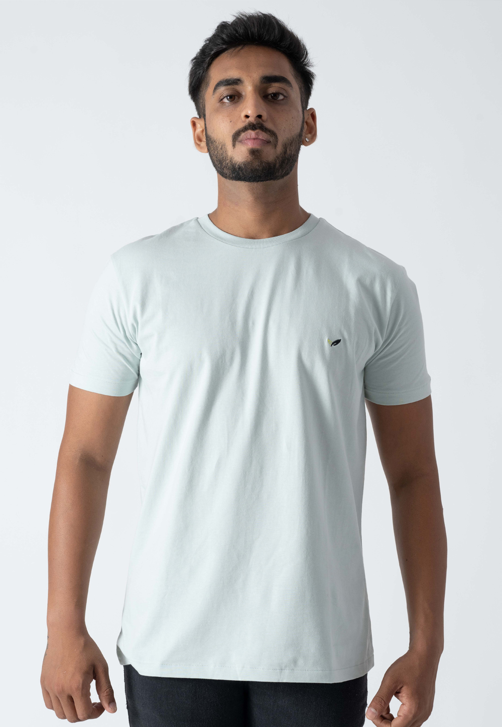 Off White Cotton Mens T-Shirt 313236