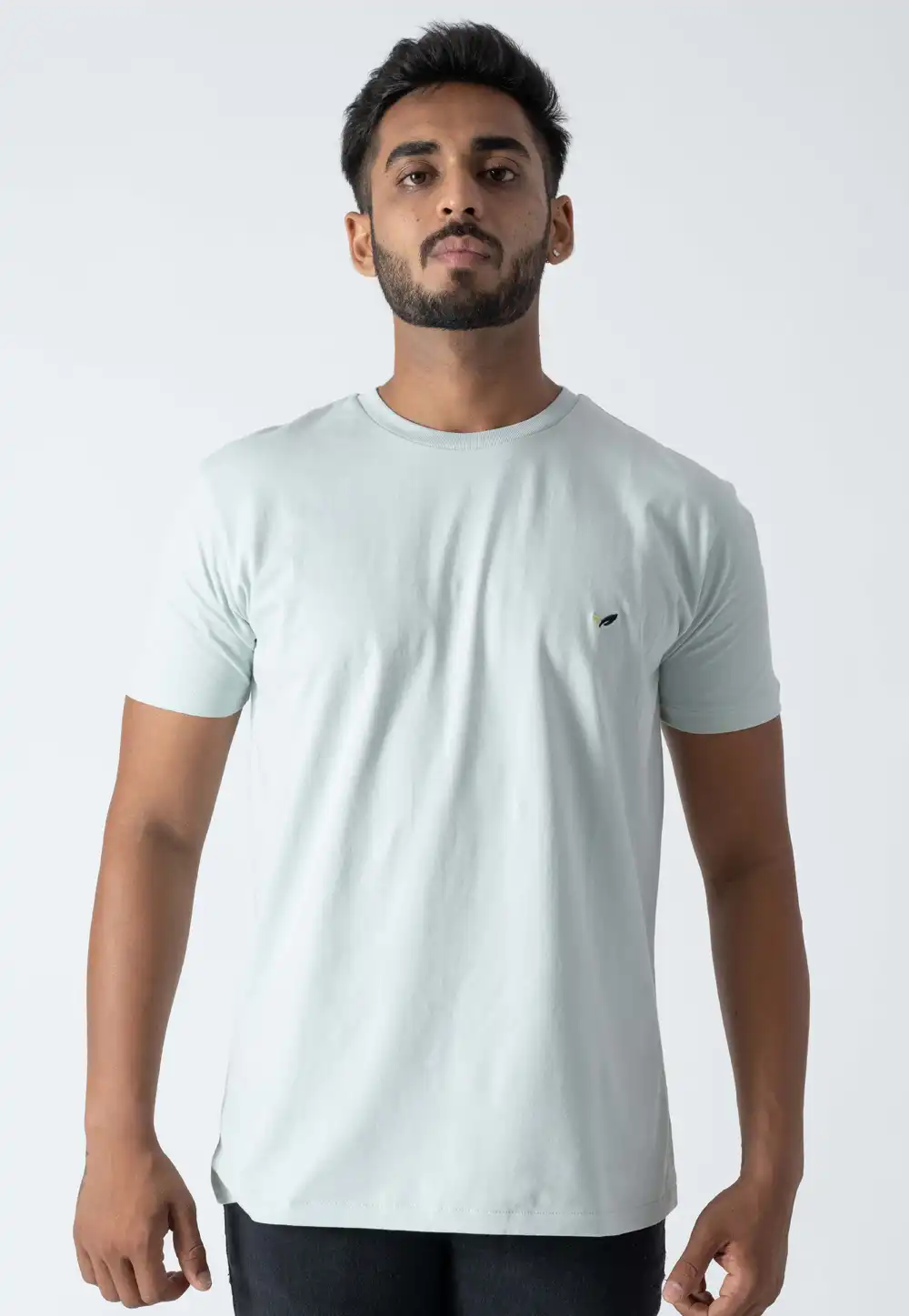 Off White Cotton Mens T-Shirt 313236