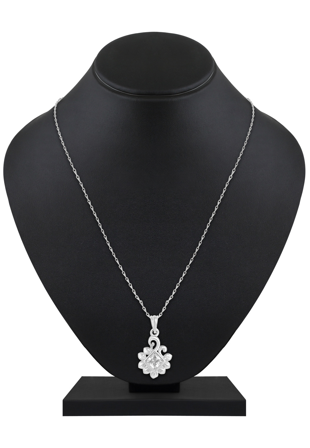 Silver Zinc Pendant Set 203331