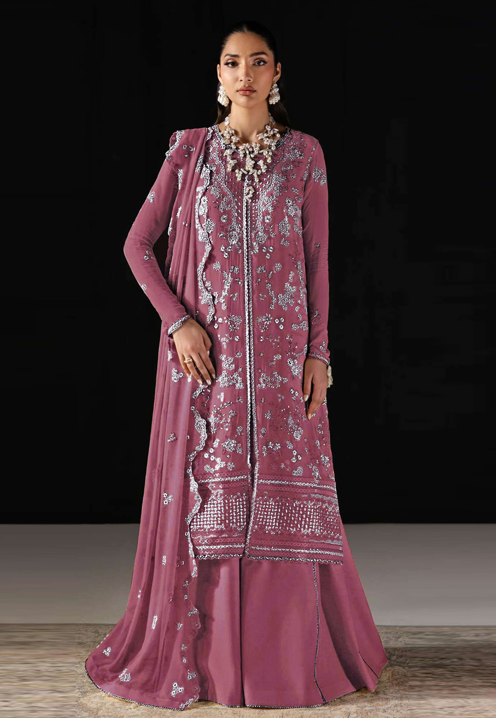 sachin and babi light blue dress Buy Zulfiraj Art403 Pure Chiffon Embroidered Dress in Pakistan