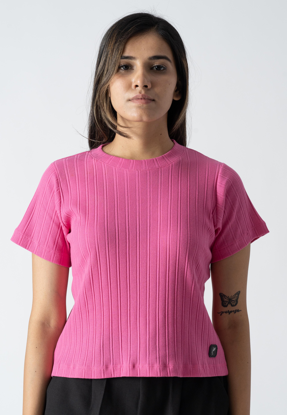 Pink Cotton Top 313279