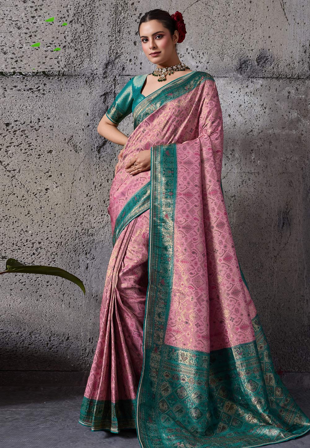 Pink Kanjivaram Silk Saree 327536