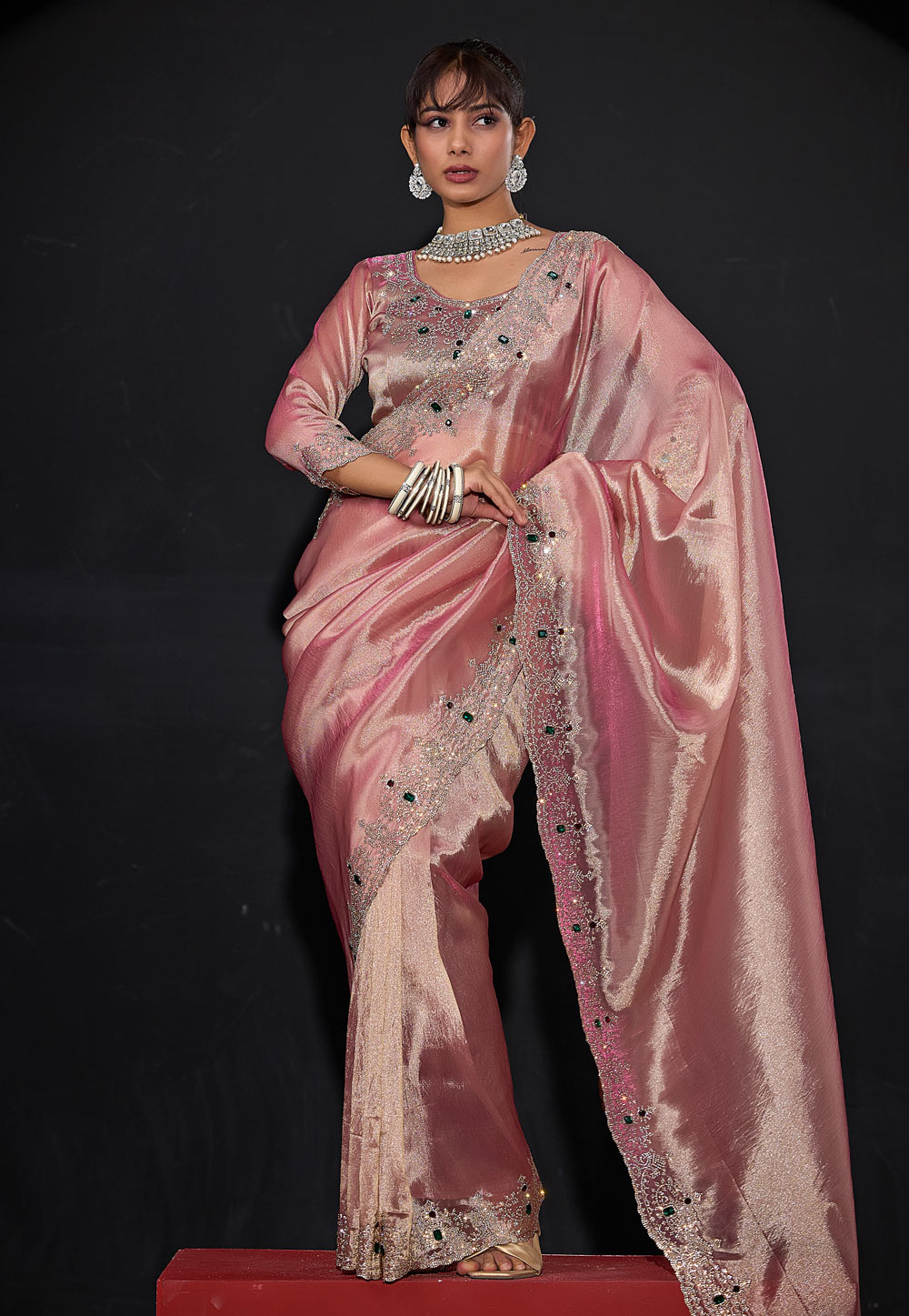 Pink Kanjivaram Silk Saree 327608