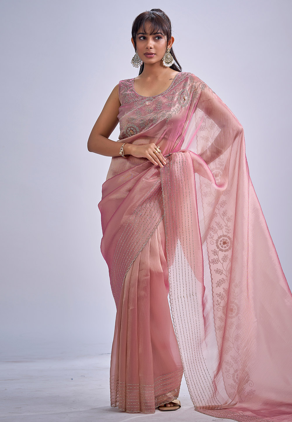 Pink Kanjivaram Silk Saree 327804