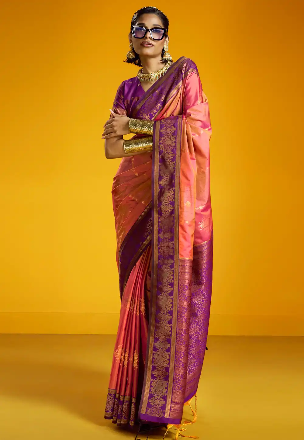 Pink Silk Saree With Blouse 328052