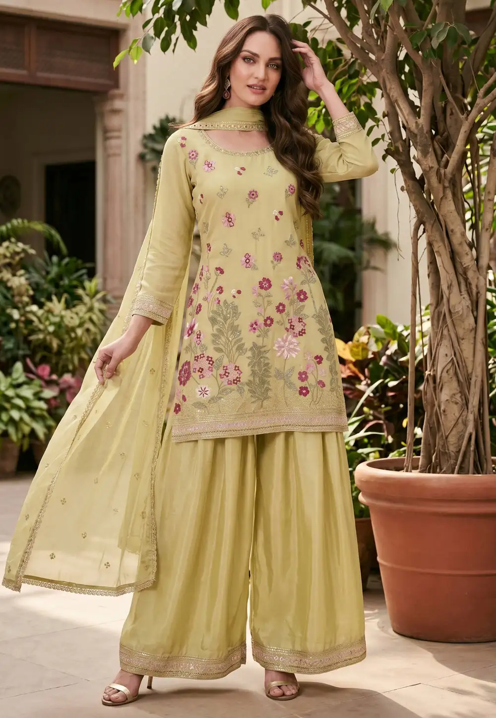 Pista Green Chinon Palazzo Suit 330903
