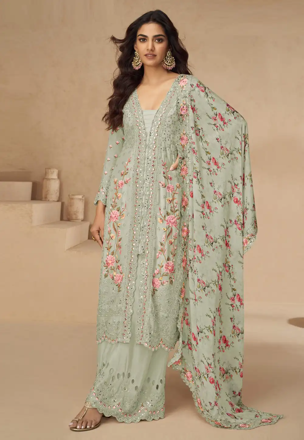 Pista Green Chinon Palazzo Suit 314609