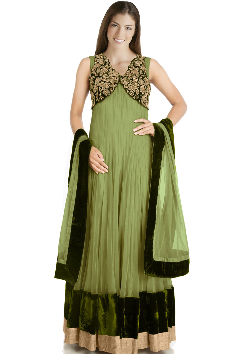 Buy Pista Green Abaya Style Anarkali Suits Online at Best Price on Indian Cloth Store. Buy Pista Green Abaya Style Anarkali Suits Online at Best Price on Indian Cloth Store.