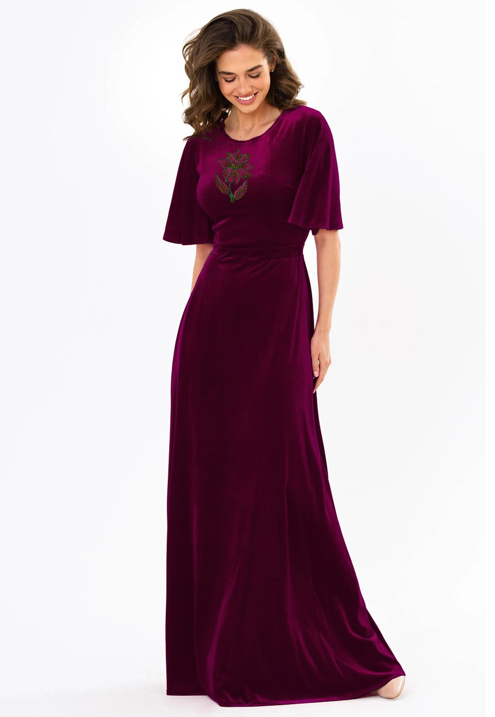 Purple Velvet Gown 306867