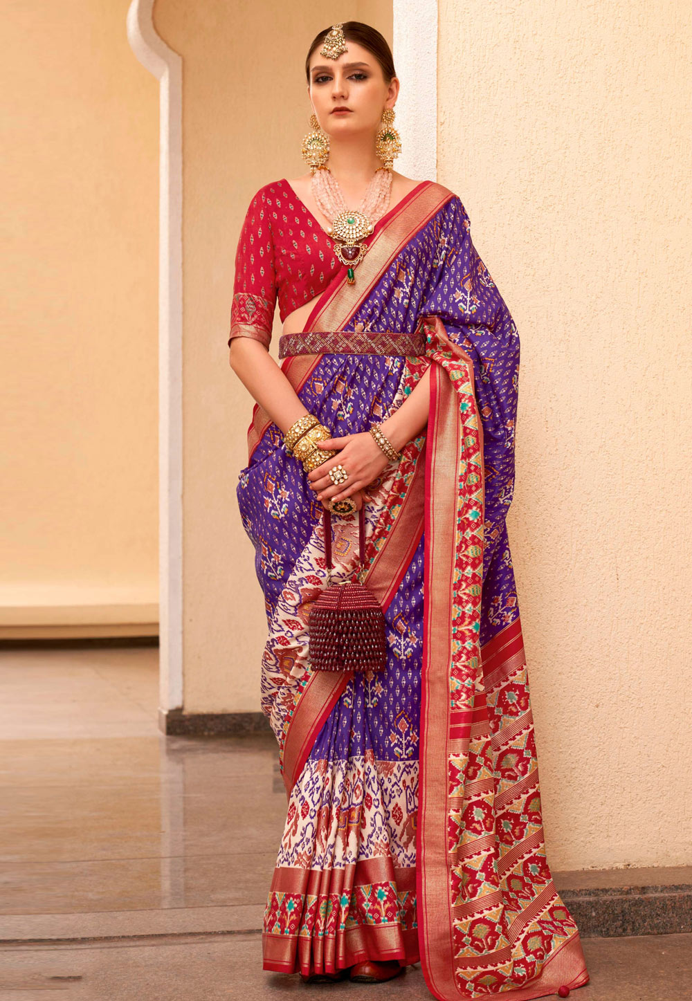Blue Silk Saree With Blouse 276649